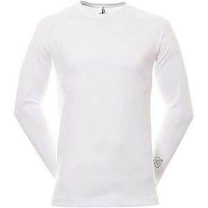 Footjoy THERMOSERIES Baselayer golfhemd, wit, XL voor heren, Regulable, XL