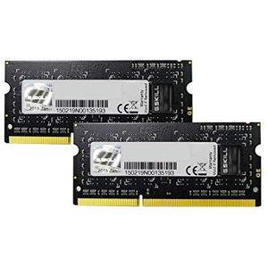 8 GB G.Skill DDR3 PC3-10666 CL9 SQ-serie Dual Channel laptopgeheugenkit (2x4 GB)