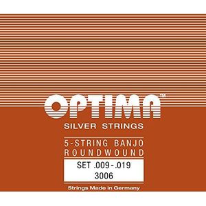 OPTIMA Tenorbanjo Silver Strings Set 4 stuks