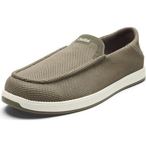 OLUKAI Kakaha Mesh Instapschoenen voor heren, lichte en veelzijdige dagelijkse schoen, de hele dag door te dragen en comfortabele pasvorm, Klei/Klei, 42 EU