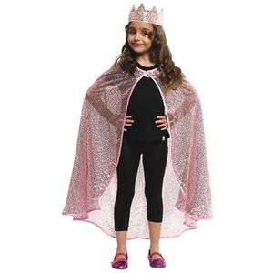 Rubies Prinsessen-accessoireset voor meisjes en jongens, cape en kroon, kostuumaccessoires, carnaval, feest en verjaardag