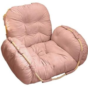 FZDZ —Converteerbare opvouwbare slaapbank, tatami sofa stoel met extra grote armleuningen, moderne zachte comfortabele stoffen vloer en futon bank, slaapstoel roze-eenpersoons (kleur: roze, maat: