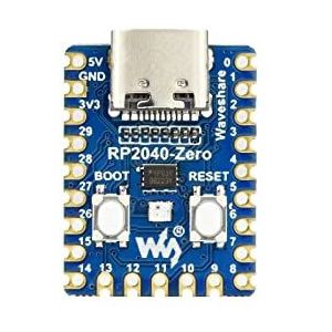 Waveshare RP2040-Zero(1pcs), Pico-Like MCU Board, Based on Raspberry Pi RP2040 Mini Version, Castellated Module Suitable for SMD Applications