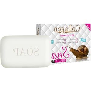 100G Slakken Verlichting Handgemaakte Zeep Gezicht Lichaam Bevochtiging Reiniging Zeep Huidverzorging Body Wash Zeep Bar Hydraterende Zeep Voedende