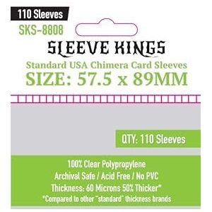 Sleeve Kings - 110 x Standard Usa Chimera Card Sleeves 57.5mm X 89mm