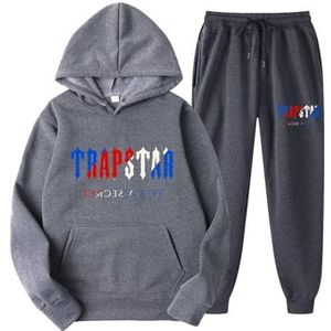 DIALFA Trainingspak, tweedelige sportkleding, Trapstar, hoodie voor mannen en vrouwen, Trapstar joggingpak, Trapstar London trainingspak, trapstar trainingspak, trapstar trainingspak voor kinderen, W,