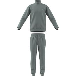 adidas Hombre SPORTSWEAR BASIC 3 STRIPES FLEECE TRACKSUIT, Wonder Sage, XL