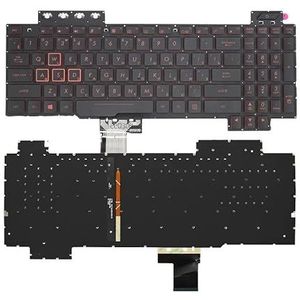 Laptoptoetsenbord voor Asus voor TUF voor Gaming FX505 FX505G FX505D FX505GD FX505GE FX505GM FX505DY FX505DV fx505dt(RU Red Word Backlit)