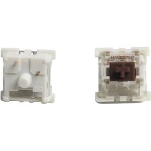 SXFSFEF SMD RGB 3-pins MX-schakelaar Bruin Blauw Rood Stil Wit Grijs OTM Voor GK61 GK64 MX Mechanisch toetsenbord Vervanging Halo Ture (Maat: 88 stuks, Kleur: Bruin)