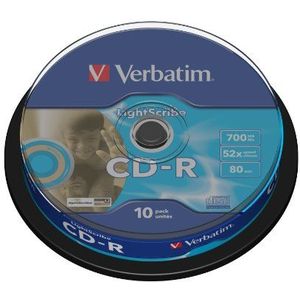 Verbatim 43441 CD-R80 52x L/scribe 10pk