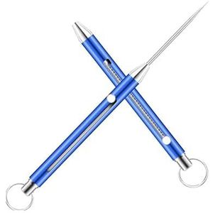 Titanium Alloy Toothpick Titanium Alloy Push-pull Toothpick Telescopic Toothpick All