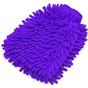 XYWHPGV Paarse Microfiber Chenille Wassen Schoonmakende Handschoen Want voor Car Vehicle Body(63697 2f76d c2909 766e1 67e29 44a48