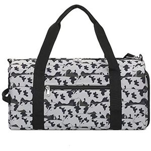 Alle Koeien Patroon Reizen Gym Tas met Schoenen Compartiment En Natte Zak Grappige Tote Bag Duffel Bag voor Sport Zwemmen Yoga