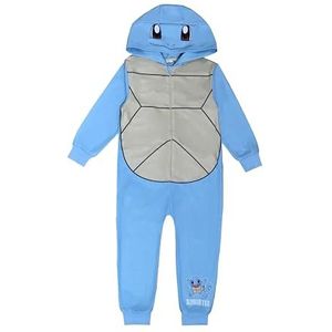 Pokémon Officiële onesie met capuchon, Pikachu, Charmander, Gengar, Eevee, Snorlax, Squirtle, leeftijd 3-12 jaar, Squirtle, 9-10 jaar