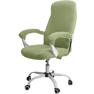 Rekbare roterende stoel hoes Moderne simplistische stijl Bureaustoelhoes Anti-stof Hoge rugleuning Bureaustoel hoes met armleuninghoezen Eetstoelhoezen(Color:E,Size:M)