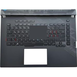 RU GR CS RGB Pre-key backlit laptoptoetsenbord Topcase Palmrest Voor ROG voor Strix voor SCAR 15 G532LWS G532 G532L 90NR02T1-R32GE0(German)