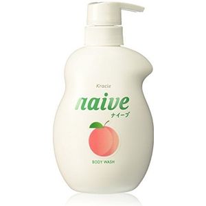 Naive Body Soap with Peach Leaf Extract Jumbo 530mL