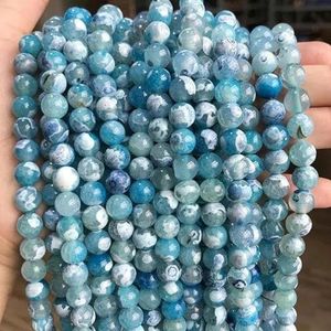 Natuurlijke oranje jades Chalcedoon stenen kralen losse ronde kralen voor sieraden maken 15 inch streng 6 8 10 12mm DIY armband ketting - vuuragaat - 12 mm 28 stuks kralen