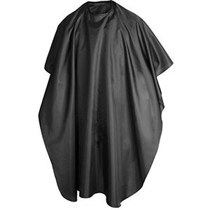 TRIXES Kapmantel – Zwart Groot Formaat Waterproof Unisex Professionele Kappers/Haarstylisten Kapmantel voor haarstyling, kapsels en haarkleuring