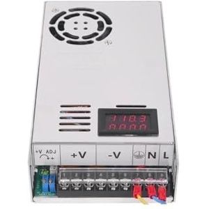 500 W 600 W 1000 W 1500 W voeding met digitaal display 0-12 V 15 V 24 V 36 V 110 V 150 V 220 V instelbare spanning (220 V, 0-12 VDC_600 W)