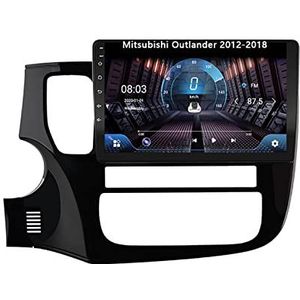 Android 10 Dubbel Din Auto Stereo 9 Inch Digitaal Scherm Car Audio Speler Met FM Radio Voor Mitsubishi Outlander 2012-2018 Met GPS Ondersteuning Bluetooth Spiegel Link/Stuurbediening (Color : 4G+WIFI