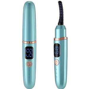 Elektrische wimperkruller draagbaar wimperkrulapparaat snelle natuurlijke wimperkruller langdurige make-up tool voor vrouwen cadeau (blauw)