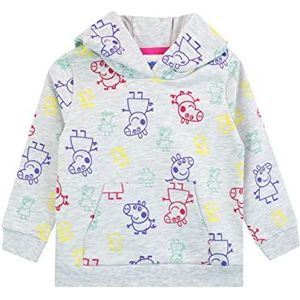 Peppa Pig Meisjes Hoodie Grijs 104