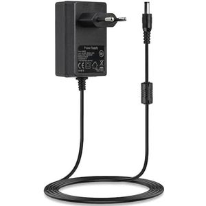 Wicked Chili 1,5m voeding compatibel met AVM FRITZ!Box 7590AX en Fritz!Repeater 6000-2.500mA vervanging voor 12V voedingen 311P0W134, 311P0W135, 311P0W165, 311P0W185 (100-240V) zwart