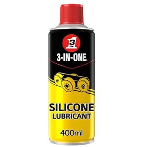 3-IN-ONE Siliconenspray door - 400 ml Multi-oppervlak smering Vermindert wrijving en slijtage, Anti-stick release spray Stoot stof en vuil af Droogt snel Beschermt tegen vocht