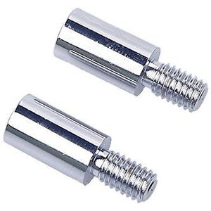 EG STARTS 2 x Chrome Arcade DIY Wave Extender Joystick Extension Staaf Extender assen voor Sanwa stuurstang & Zippyy bedieningsknop & Jamma Extension & Extender Controle