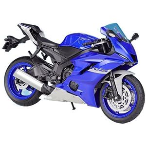 Voor Yamaha YZF-R6 1:12 Legering Racing Model Simulatie Gegoten Metalen Straat Motor Model Collecto Jongen Gift Motorfiets modellen (Color : Blue, Size : 1)