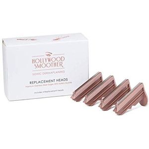 Hollywood Soepelere vervangende hoofden voor mannen en vrouwen, vorm en verzorg je haar dit innovatieve 2 in 1 ontharings- en exfoliatie/dermaplaning schoonheidsapparaat