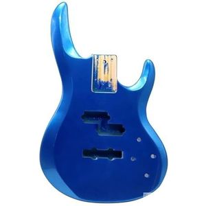 gitaar lichaam Metallic Blauwe Kleur Populierenhouten Body Voor Elektrische Basgitaar