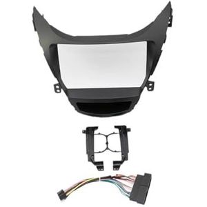 9 Inch Draadloze Speler Behuizing Frame 2 Din Head Unit Dashboard Kit Geschikt for Hyundai Elantra 2012-2014 (Frame Kabel) double din dash kit(2012 Frame Cable)