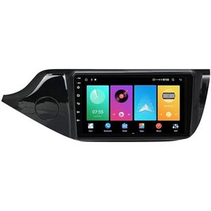 Dubbele DIN Android 14 autoradio voor KIA CEED JD Cee'd 2012-2018 9 Duim QLED Touch screen-met Draadloze Carplay Android Auto GPS navigatie 4G WiFi Stuurwielbediening achteruitrijcamera(P2 WIFI 4-Core