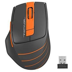 A4Tech FG30 16 in 1 Wireless Optical Mouse, Gray-Orange