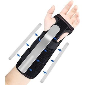 Polsbrace - Unisex - Polstendinitisbrace met Metalen Spalk - Middenhandsbeenbrace - Polsverstuikingbrace