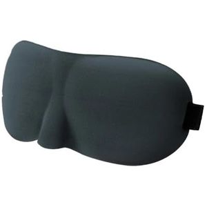 1/2/3/4 STKS Oogmasker voor Slapen 3D Voorgevormde Cup Blinddoek Concave Gegoten Nachtslaap Gezichtsmaskers Blokkeren Licht met Vrouwen Mannen Ooglap (donkergrijs, 3 stuks)