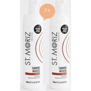 St. Moriz Zelfbruinende mousse medium 2 x 200 ml