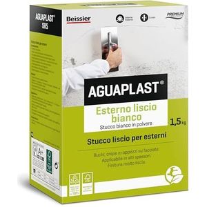 AGUAPLAST SR5 plamuurmassa voor binnen en buiten, glad, wit, 1,5 kg