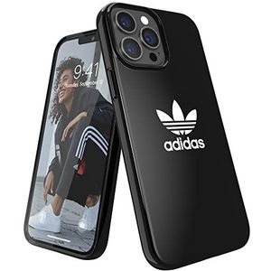 adidas Originals Telefoonhoes Ontworpen voor iPhone 13 Pro Max Hoesje, Gevallen Getest Op Vallen, Schokbestendige Verhoogde Randen, Beschermhoes, Zwart