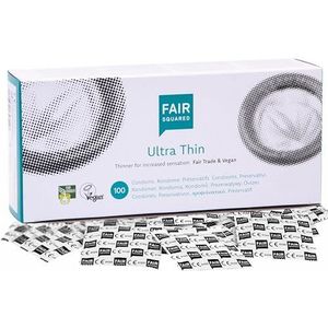 FAIR SQUARED Ultrathin condoom, per stuk verpakt (1 x 100 stuks)