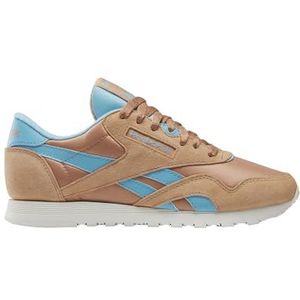 Reebok Dames klassieke nylon Sneaker, klei/digitaal blauw/krijt, 3.5 UK, Clay Digitaal Blauw Krijt, 36 EU