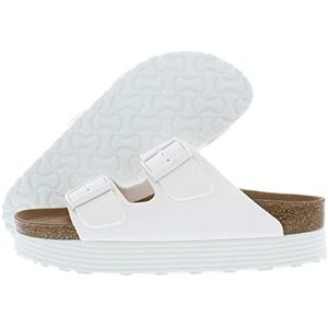 Birkenstock Papillio, Arizona PAP Flex Platform, sandalen mode, Wit, 37 EU Stretta