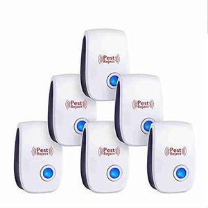 AIUK Ultrasone Mosquito Insect Muis Repeller 6-Pack Pest Control Electronic Insert Indoor Repellent