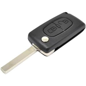 Autosleutel beschermhoes 2 Knoppen CE0523 CE0536 Voor Citroen C2 C3 C4 C5 C6 C8 Autosleutel Afstandsbediening Flip Sleutel Shell Case(1 UK)