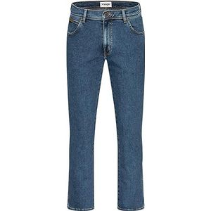 Wrangler Texas Stretch Jeans voor heren, regular fit, Authentic Straight, stonewash, 42W x 36L