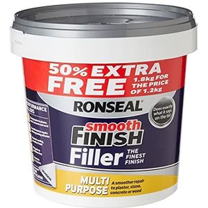 Ronseal 36546 Multifunctionele Muurvuller, Wit, 1,8 kg