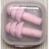 Oordoppen - Earplugs - Gehoorbescherning - Siliconen - Slapen - Reizen - Herbruikbaar - 2 stuks - Licht Roze