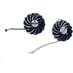 Koelventilator voor MSI Radeon RX 6700 XT Mech 2X RX6600 RTX3060 3080 3070 VENTUS 95MM 4PIN PLD10010S12HH GPU grafische kaartventilator(AB)